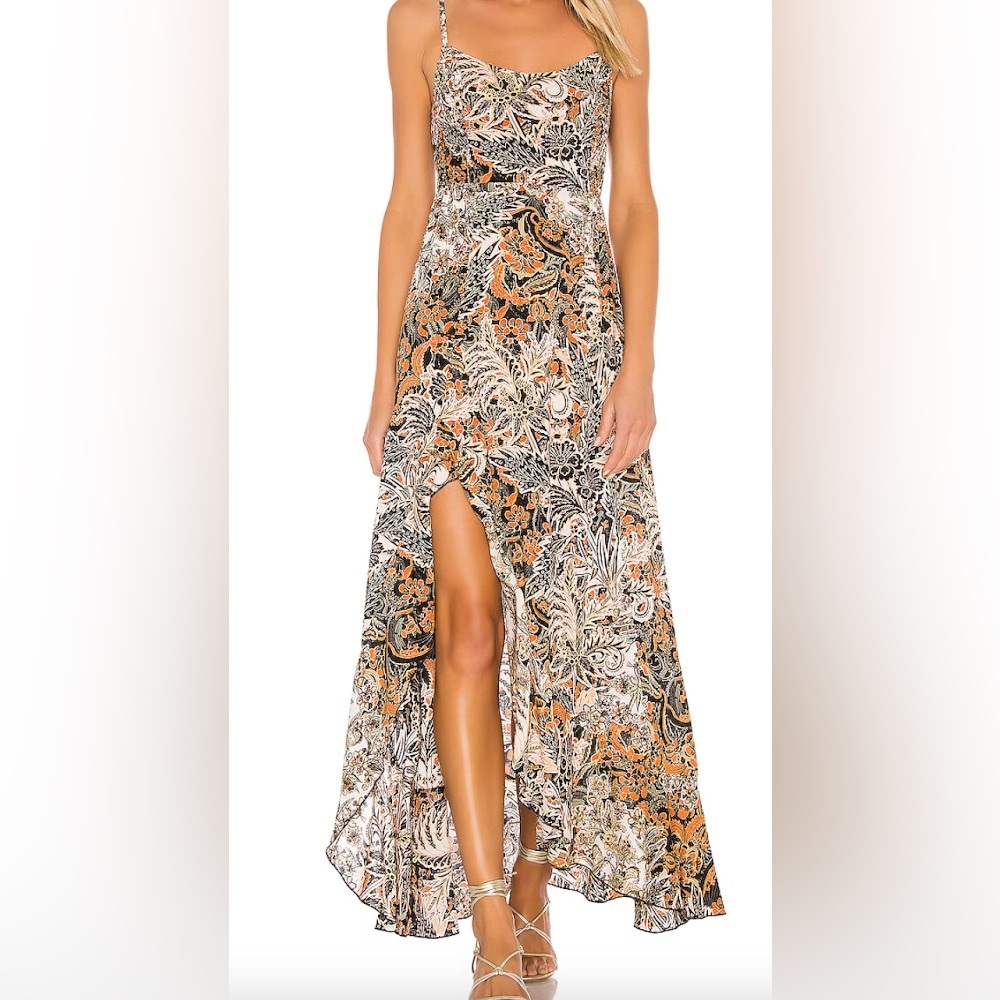 Free people forever yours smocked slip dress size XS